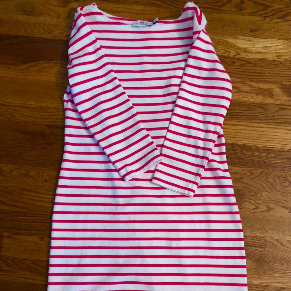 New VINEYARD VINES 3/4 Sleeve Stripe Dress